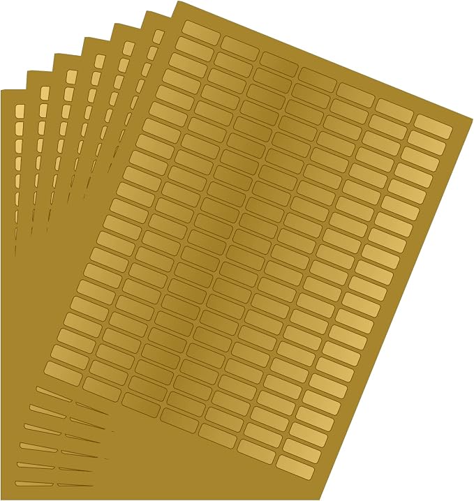 Metallic Labels Printable Sticker Paper Sheets by RoyalGreen
