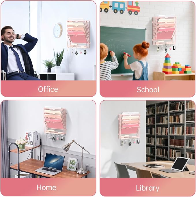 5 Tier Wall File Organizer - Image 7