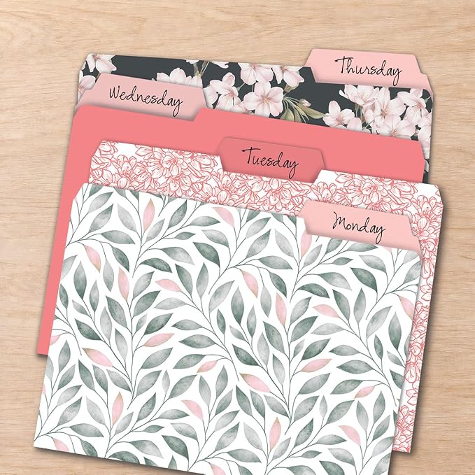 Current Charcoal & Coral File Folders Value Pack - Image 9