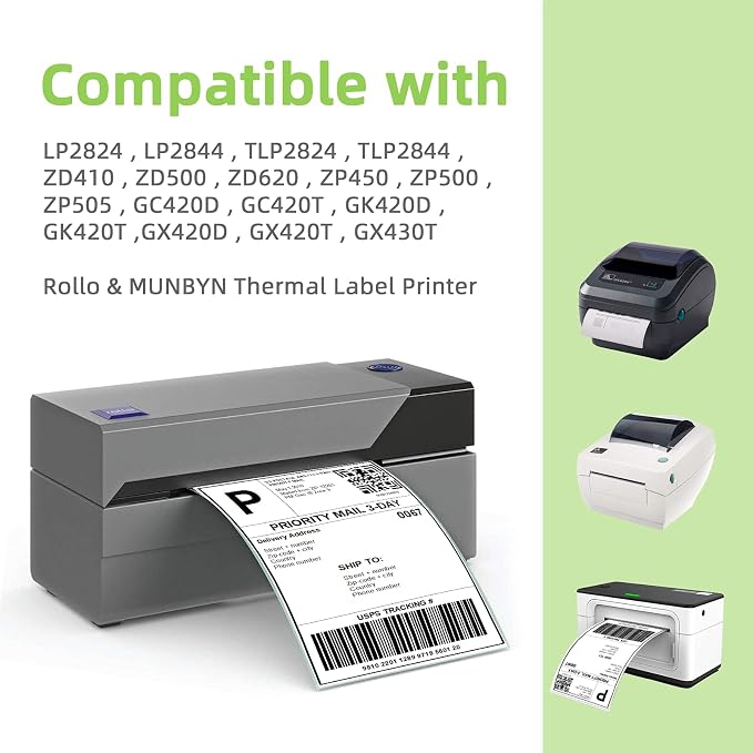 Compatible 4" x 6" Direct Thermal Label Replacement - Image 5
