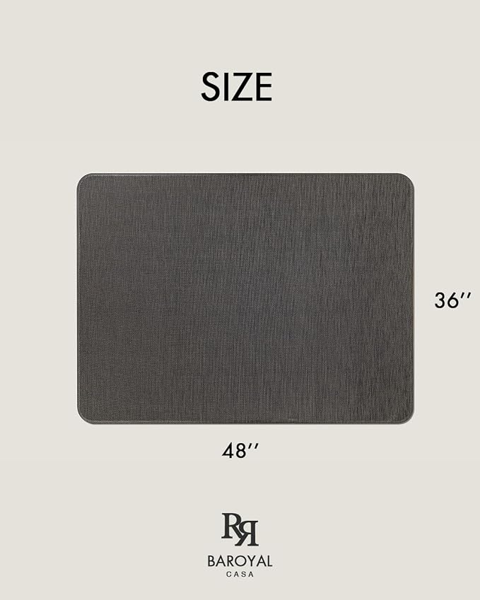 Baroyal Office Chair Mat for Hardwood Floor Under Desk Computer Rolling Chair - Image 6