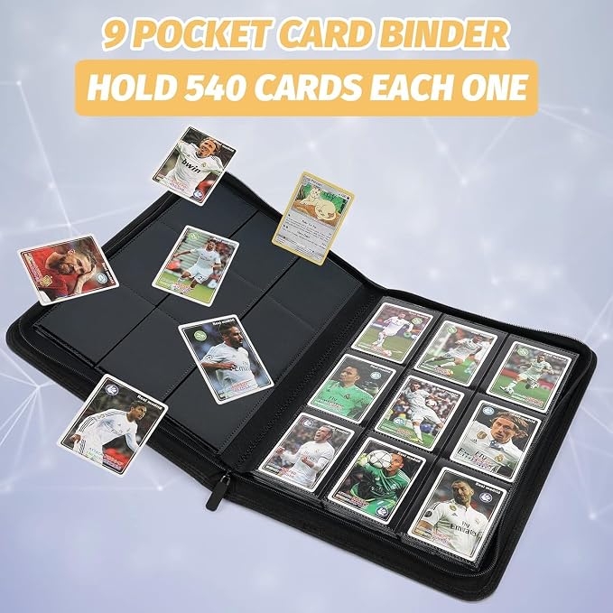 Trading Card Binder, Card Collection Binder Album Folder - Image 4