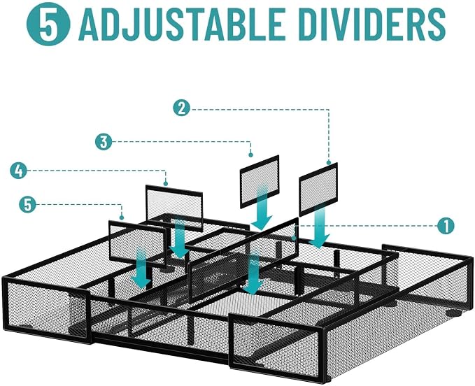 Expandable Desk Drawer Organizer Tray - Image 4