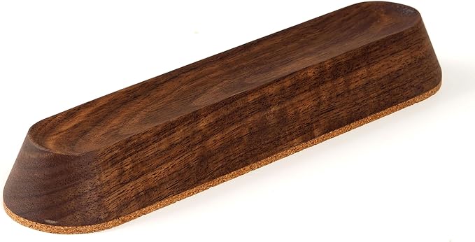 Wood Pen Tray – Handmade Walnut Desk Organizer, Minimalist Pen Holder for Office, Home, Gift (MODEL-2-WALNUT)-DeskLoop Office