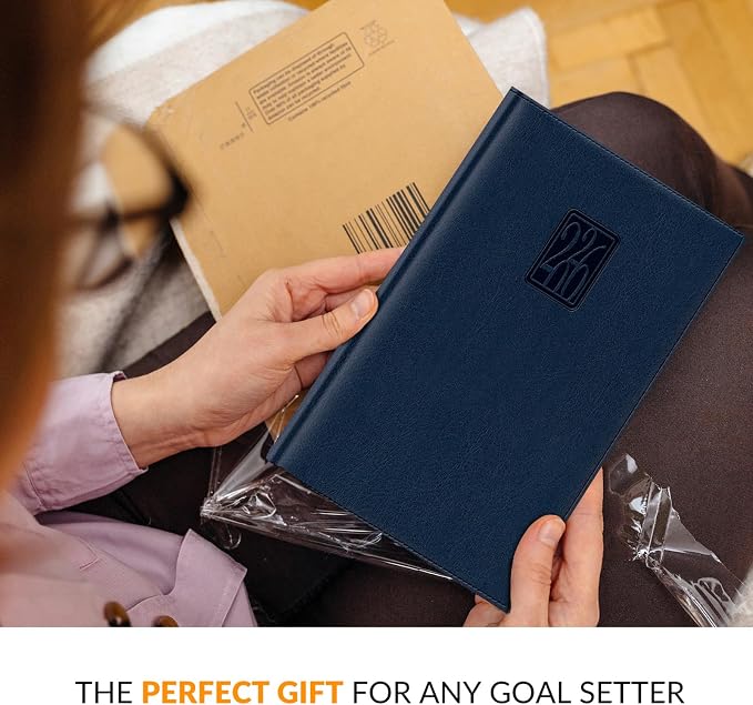 Leather Executive Daily Planner 2026 – A5-Compatible, One Page per Day Hourly - Image 8