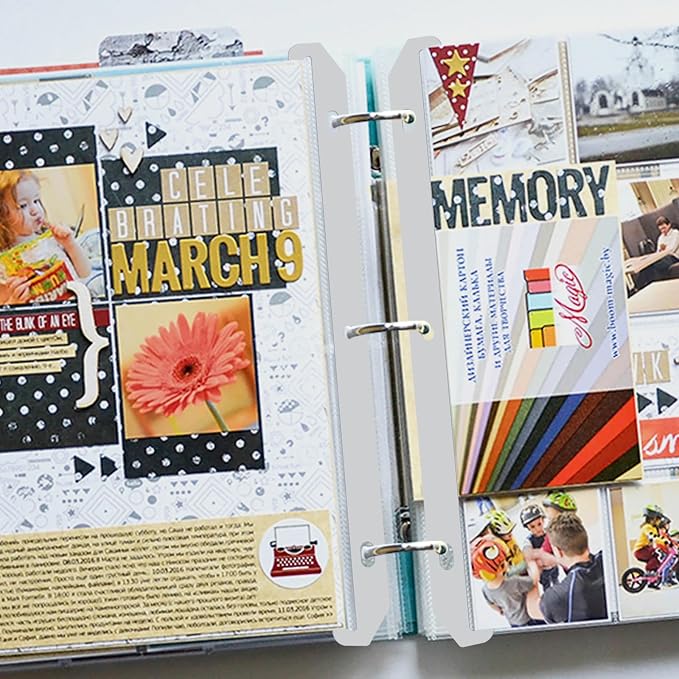 40 Pcs 3 Hole Punched Magazine Holders, Magazine Binder Magazine Organizer 3 - Image 5