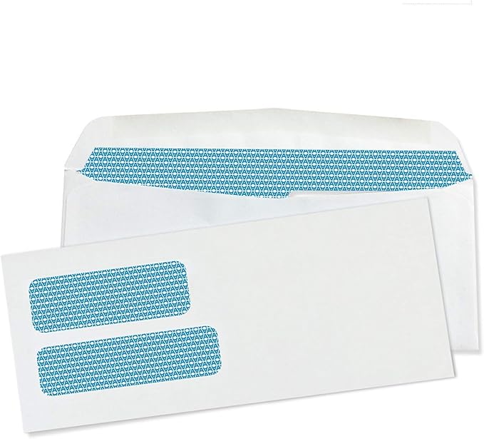 Aimoh #9 1000 Double Window Security Business Mailing Envelopes - Image 4
