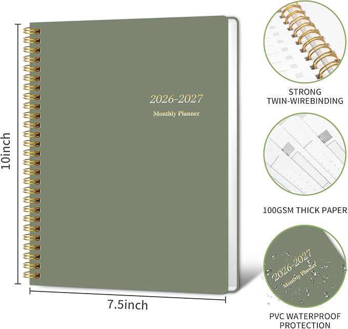 KMQOY Monthly Planner 2026-2027, 2026 Calendar 24 Months Planner, Jan 2026 - Image 2