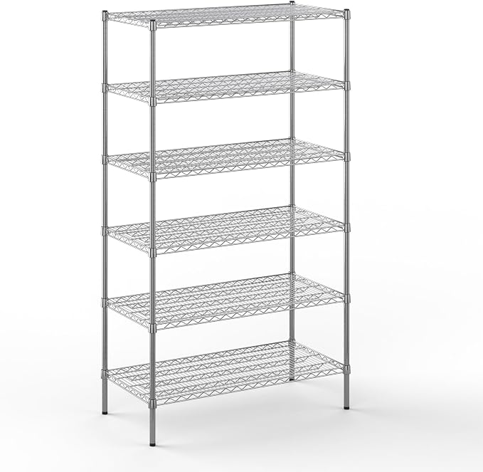 Regal Altair 21" Deep x 42" Wide x 74" Height Wire Shelving Kit | 6-Tier | NSF by Regal+Altair