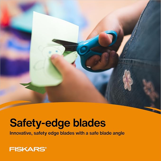 Fiskars 5" Blunt-Tip Scissors for Kids Ages 4-7 - Image 3