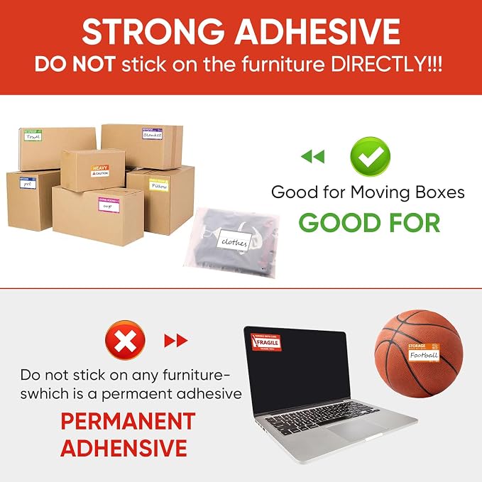 400 PCS 3.5 x 2 Inch Large Moving Labels - Image 7