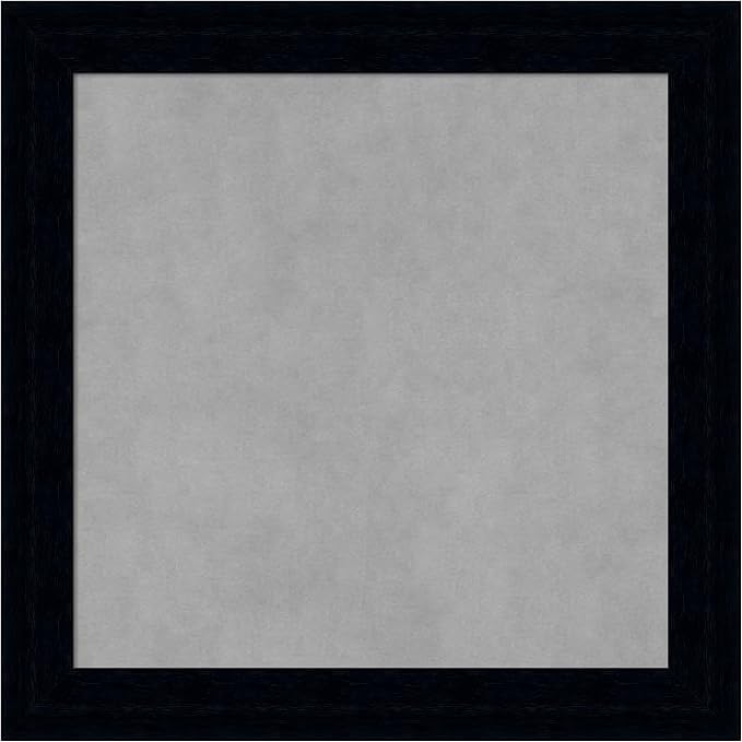Amanti Art Black Framed Magnetic Board 24x24 Medium Vision Board by AmantiArt