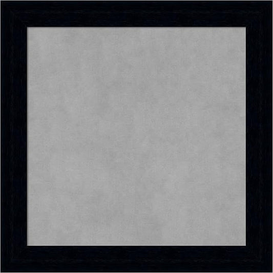 Amanti Art Black Framed Magnetic Board 24x24 Medium Vision Board by AmantiArt