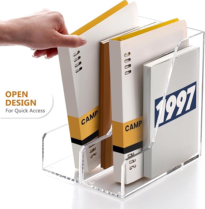 SANRUI Acrylic File Organizer, 2 Pack - Image 3