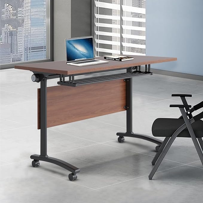 czxhaery Conference Room Table, Flip Top Conference Table The Folding - Image 8