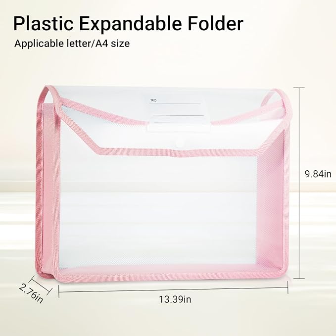 Plastic Expanding File Folder, Folders - Image 2