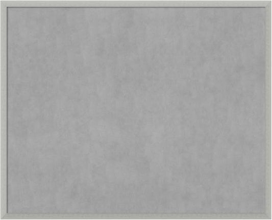 Amanti Art Silver Framed Magnetic Board 34x42 X-Large Vision Board by AmantiArt