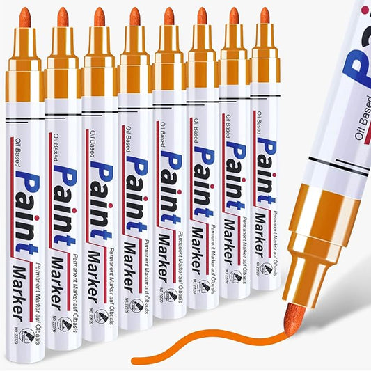 Orange Paint Pen Permanent Paint Markers by dapawin