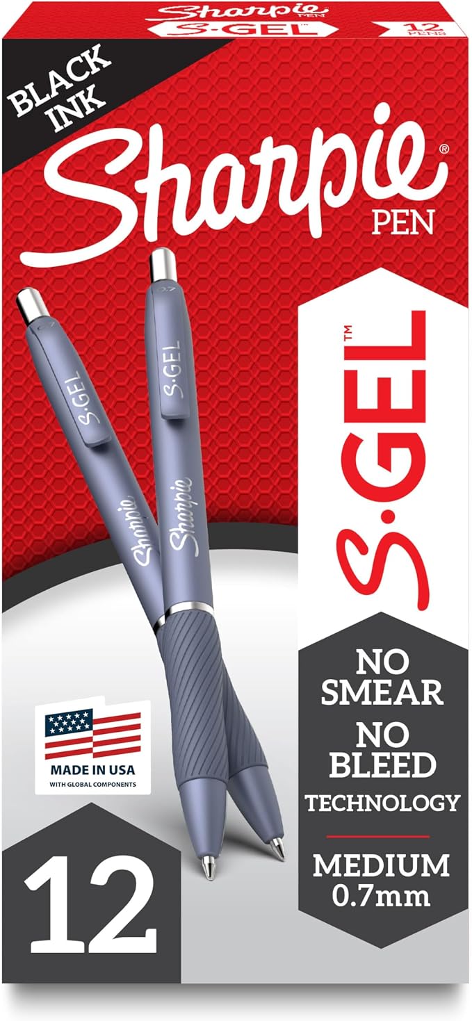 Sharpie S-Gel Gel Pens, Medium Point, Journaling, Note-Taking, Teacher Supplies - Image 6