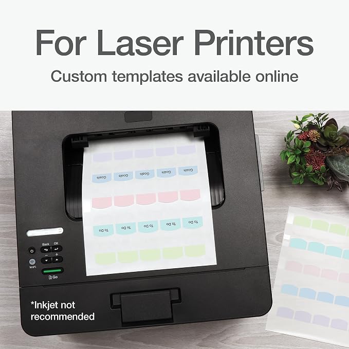 Redi-Tag Laser Printable Tabs, Permanent Index Tabs, Customizable Adhesive - Image 3