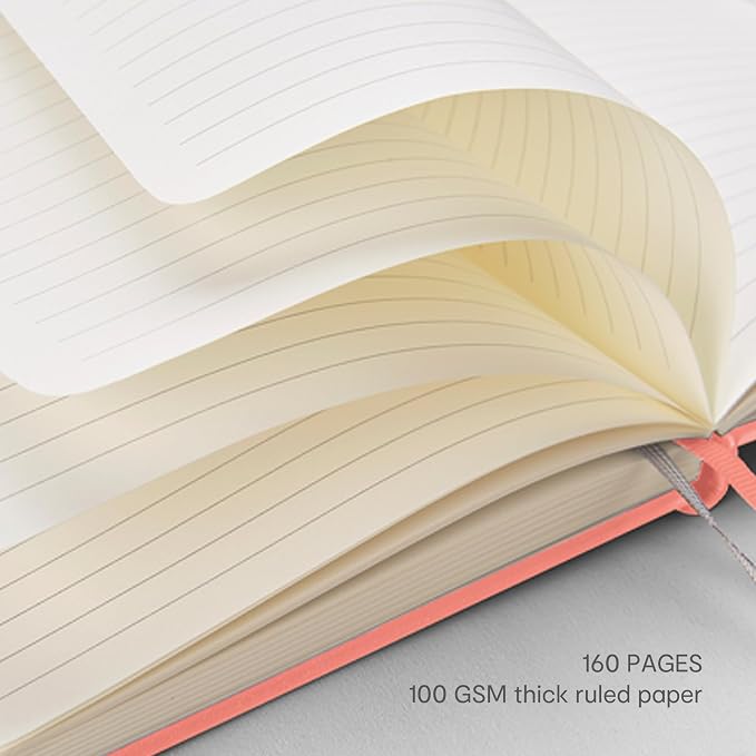 &And Per Se Lined Hardcover Notebook – A5 5.7"x8" College Ruled, 160 Pages - Image 5