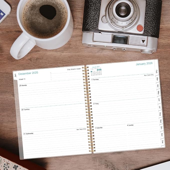 2026 Planner - Weekly & Monthly Planner Spiral Bound, Planner 2026 from January - Image 7