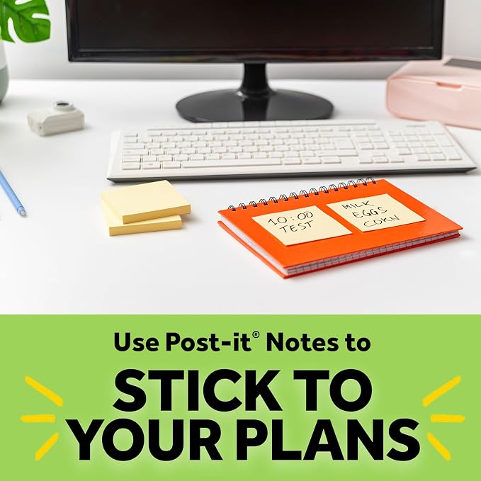 Post-it Greener Notes, 4 x 6 in, Sweet Sprinkles Collection, 5 Lined Pads | Made - Image 7