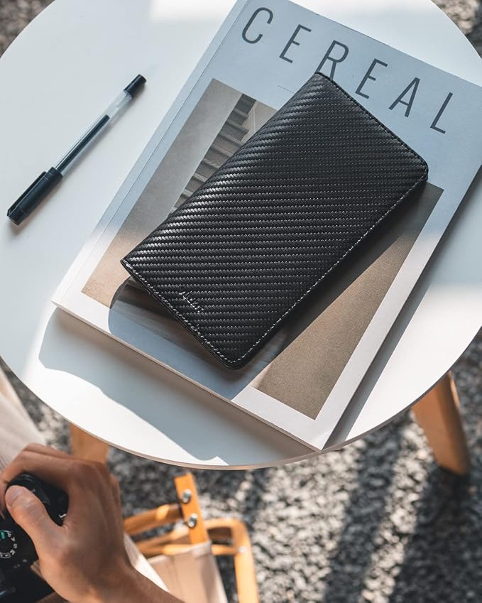 VULKIT Passport Holder Wallet RFID Blocking Travel Wallet - Image 4