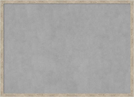 Amanti Art Silver Framed Magnetic Board 21x29 Medium Vision Board by AmantiArt