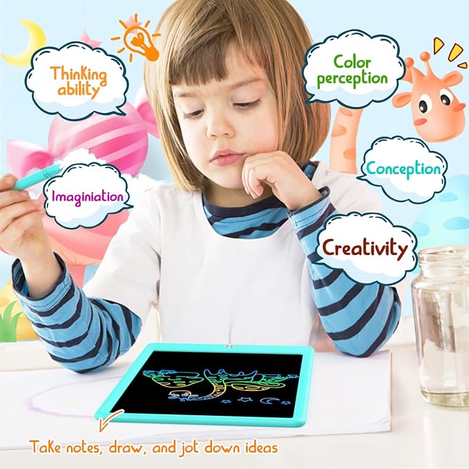 BUKEBU Toddler Toys for 3-6 Years Old Girls Boys, LCD Writing Tablet 8.5 Inch - Image 4