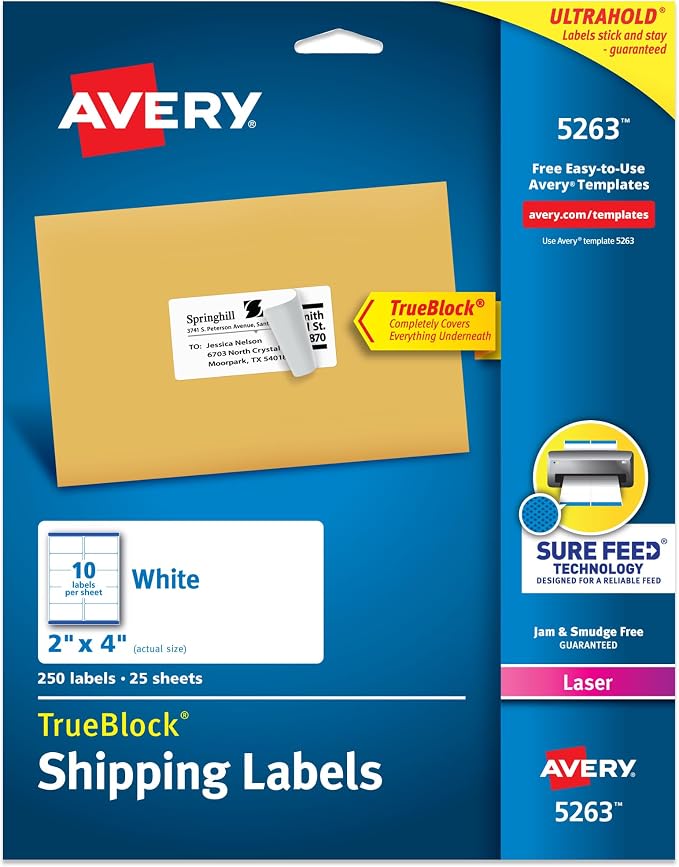 Avery Printable Shipping Labels by Avery