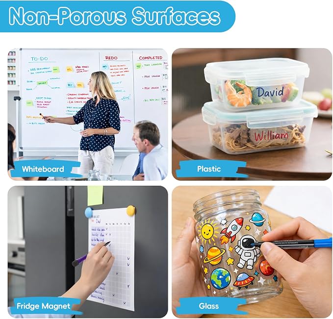 EMART Dry Erase Markers Fine Tip - Image 7