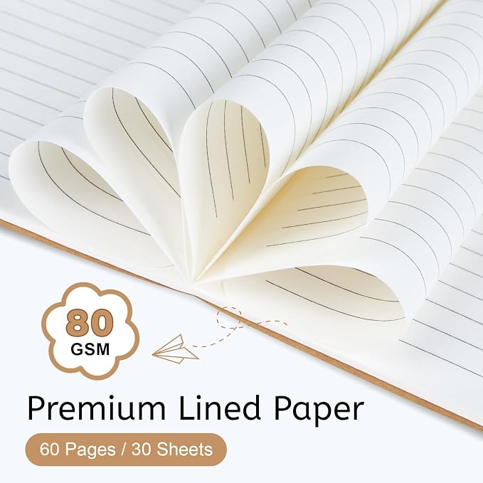 Oucaru 80 Pack Small Pocket Notebook, Mini Lined Notebook 3.5 x 5.5 Inches - Image 3