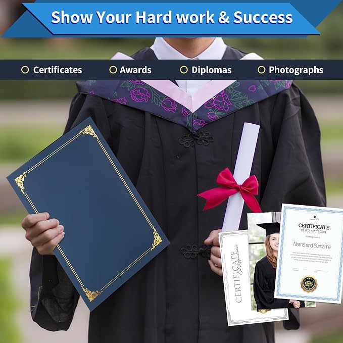 50 Packs Certificate Holders, Diploma Holders, Certificate Folders - Image 5