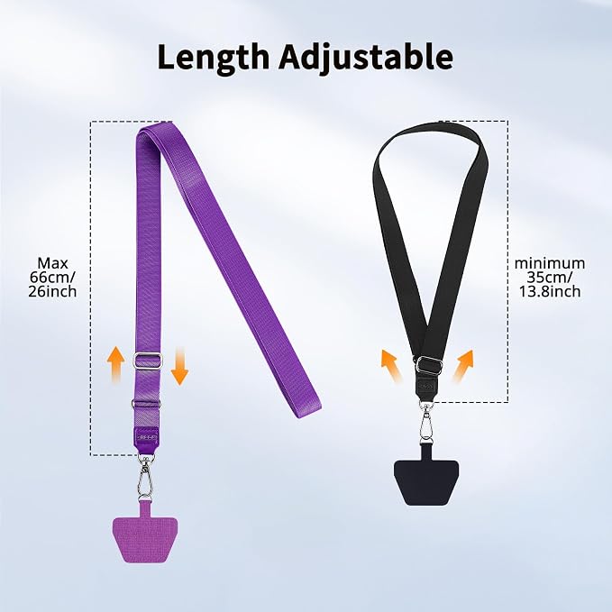 CACOE Phone Lanyard 2 Pcs Adjustable Neck Strap, Universal Crossbody - Image 5