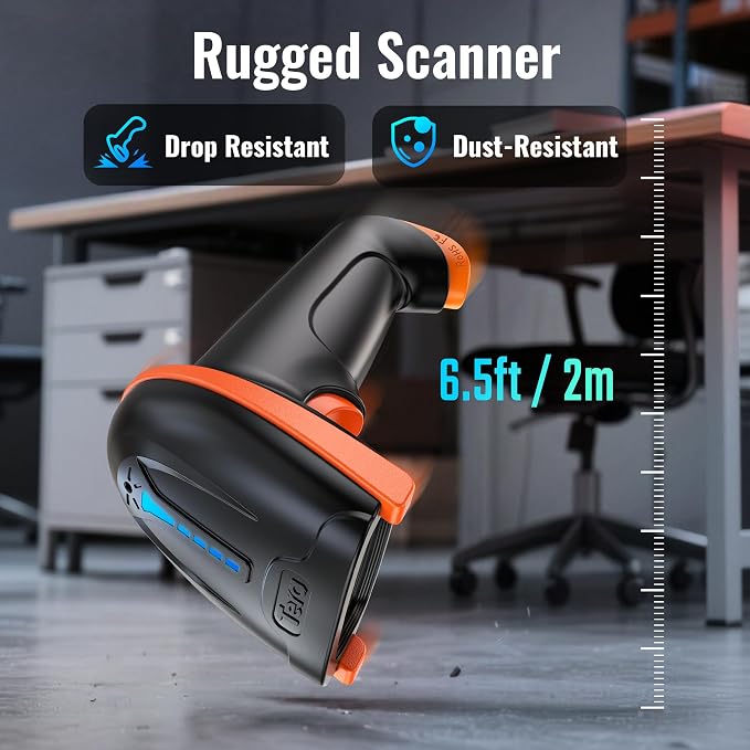 Tera 1D 2D QR Barcode Scanner Wireless and Wired - Image 5