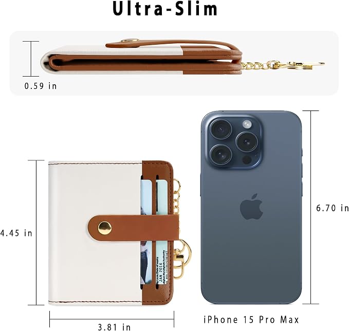 Airkit Small Wallet Women RFID, PU Leather Card Holder - Image 5