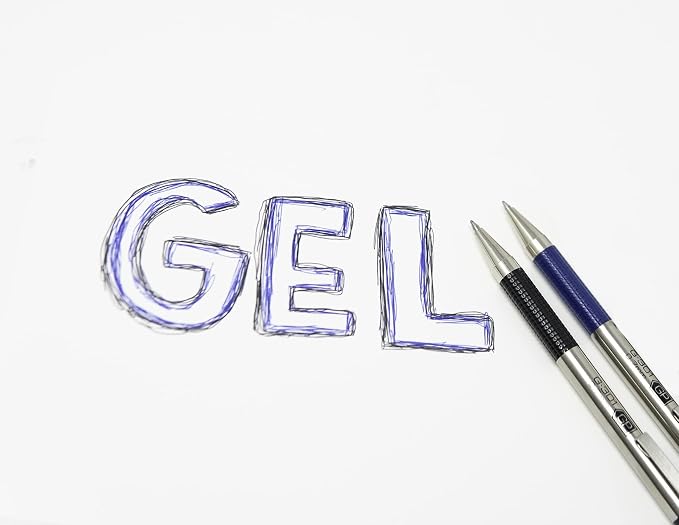 Zebra Pen G-301 Retractable Gel Pen, 0.7mm Medium Point, Stainless Steel Barrel - Image 2