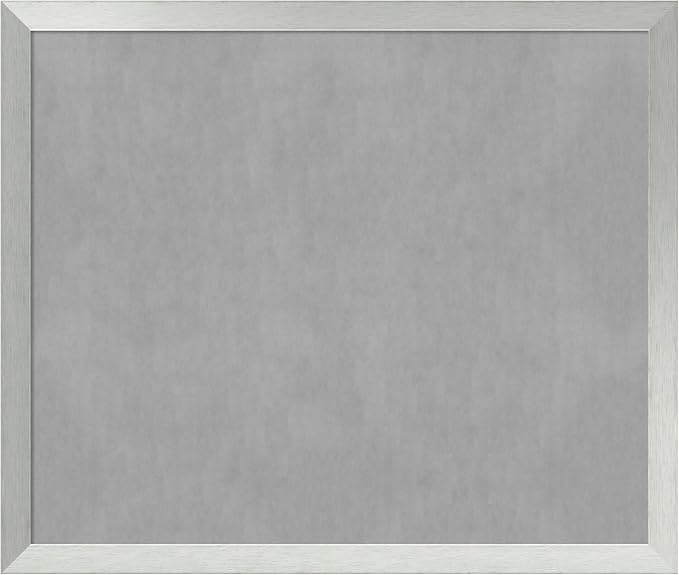 Amanti Art Silver Framed Magnetic Board 44x52 Oversize Vision Board by AmantiArt