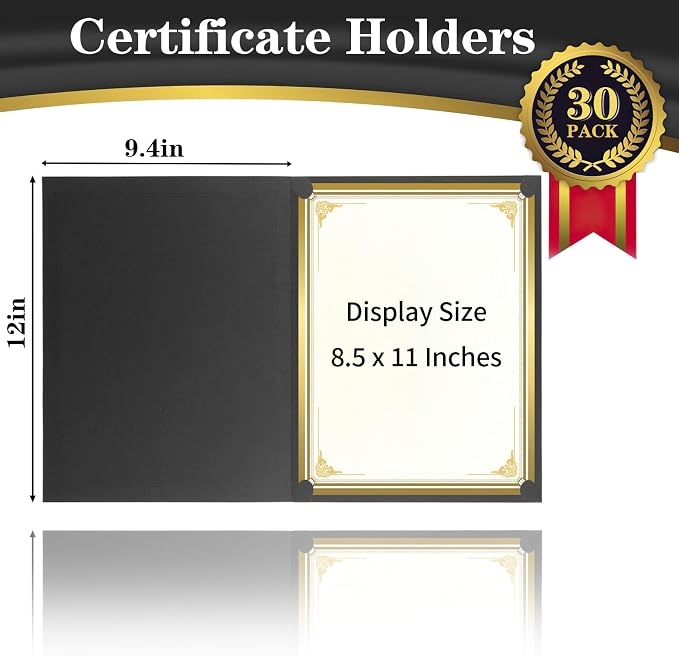 30 Packs Certificate Holders, Diploma Holders, Certificate Folders - Image 2