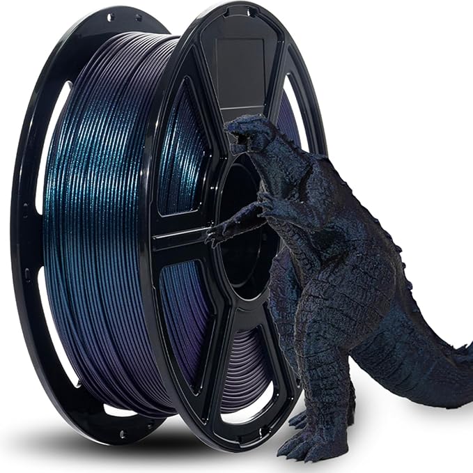 FLASHFORGE Chameleon Rapid PLA Filament 1.75mm Burnt Titanium, PLA Color Shift High Flow Speedy 3D Printer Filament, Max 500mm/s Fast Printing, Display Shimmering Effects from Various Angles and Light-DeskLoop Office