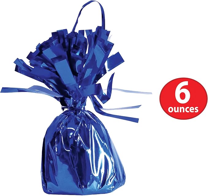 Beistle Metallic Wrapped Balloon Weights – 12 Pack, Party Decorations - Image 3