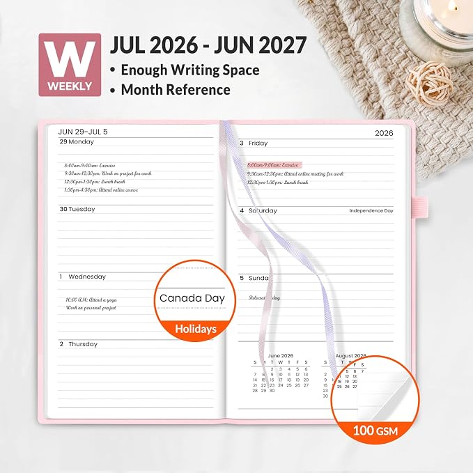 SUNEE 2026-2027 Pocket Weekly Planner - Image 3