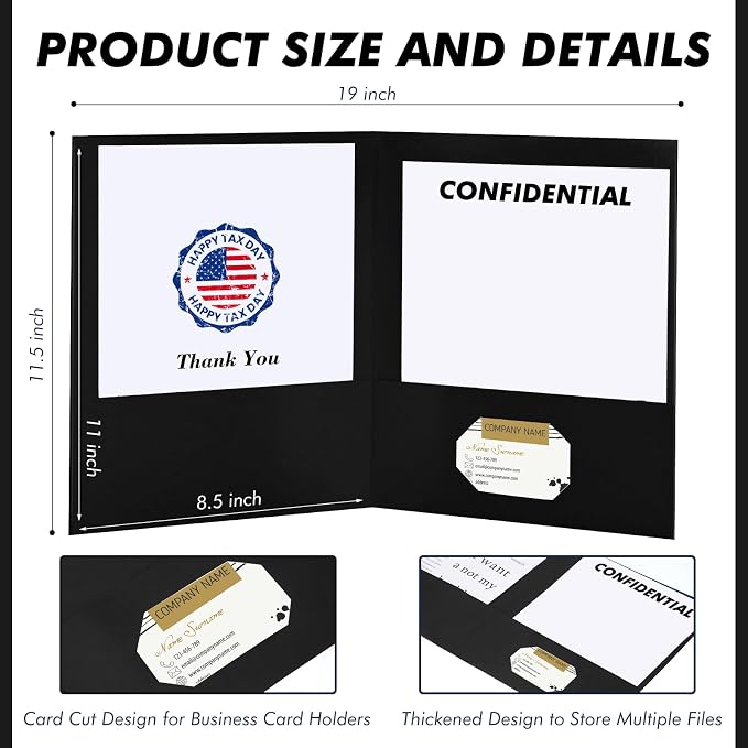 20 Pcs Tax Return Folders Bulk - Image 2
