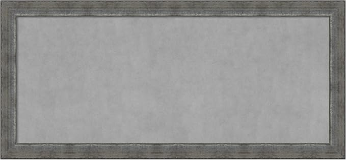 Amanti Art Silver Framed Magnetic Board 24x52 Oversize Vision Board by AmantiArt