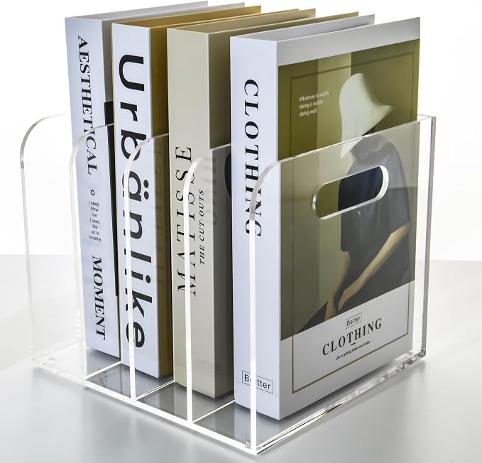 Acrylic File Holder for Desk - Image 3