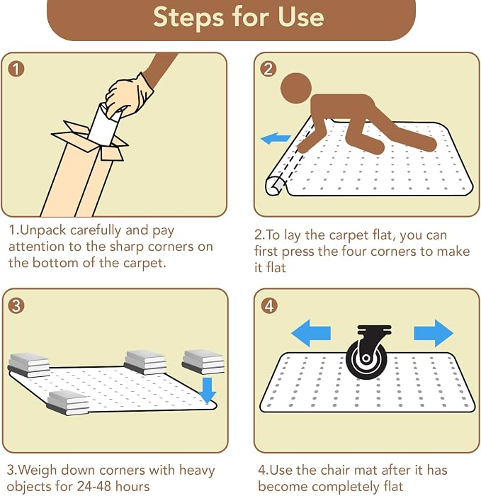 Office Chair Mat for Low Pile Carpet - Image 7