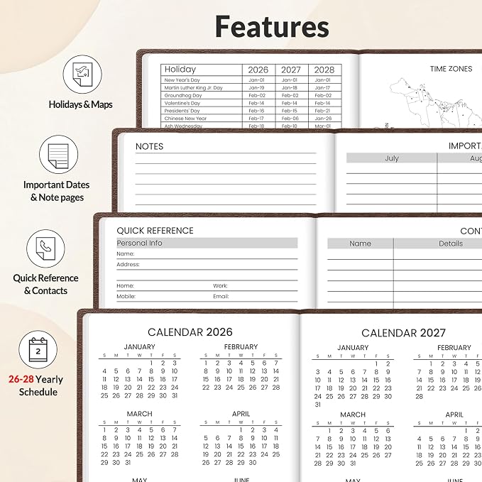 SUNEE 2026-2027 Pocket Weekly Planner - Image 5