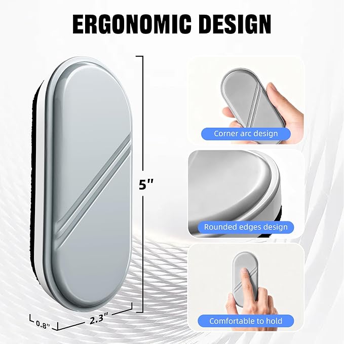 Dry Erase Board Eraser, Magnetic Detachable Whiteboard Eraser 2-Pack, Glass - Image 6