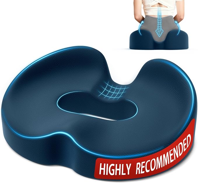 TushGuard Ergonomic Donut Pillow Seat Cushion by TushGuardSeatCushonsPillows